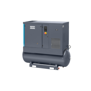 Atlas Copco G11 15 Horsepower Rotary Screw Air Compressor 125psi With Dryer Tri-Voltage 208/230/460 Volt Tank Mounted