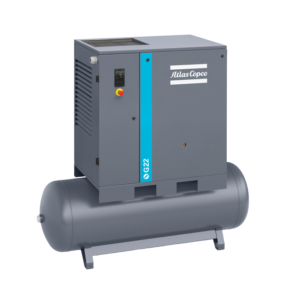 Atlas Copco G22 30 Horsepower Rotary Screw Air Compressor 125psi With Dryer Tri-Voltage 208/230/460 Volts
