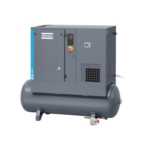 Atlas Copco G5 7.5 Horsepower Rotary Screw Air Compressor 116psi With Dryer 230 Volts 1-Phase 53 Gallon Tank