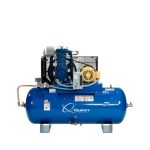 Quincy QP10 10 Horsepower 120 Gallon Two Stage Air Compressor (460 Volt 3 Phase) Horizontal PRO PLUS