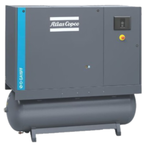 Atlas Copco GA15 20 Horsepower Rotary Screw Air Compressor 125psi With Dryer Tri-Voltage 208/230/460 Volts